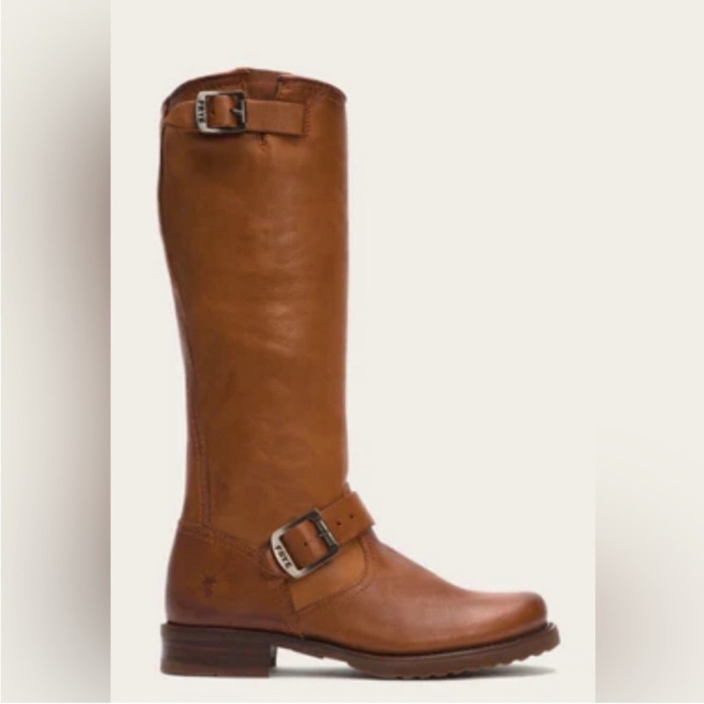 Frye Brown Leather Ankle Boots